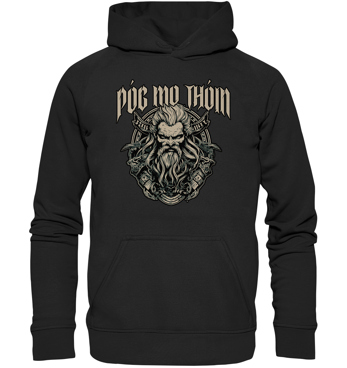 Póg Mo Thóin Streetwear "Celtic Warrior II" - Basic Unisex Hoodie