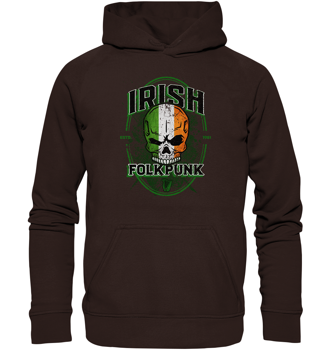 Irish Folkpunk "Skull" - Basic Unisex Hoodie