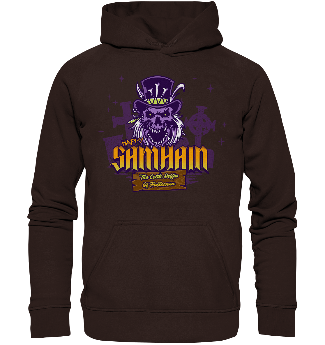 Happy Samhain "The Celtic Origin Of Halloween" - Basic Unisex Hoodie