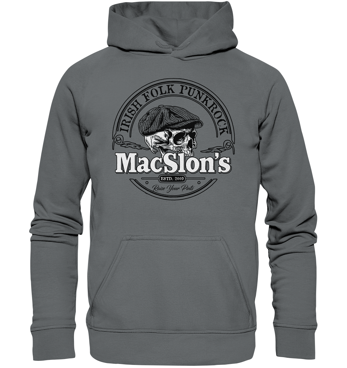 MacSlon's "Estd. 2009 / Irish Folk Punkrock II"  - Basic Unisex Hoodie