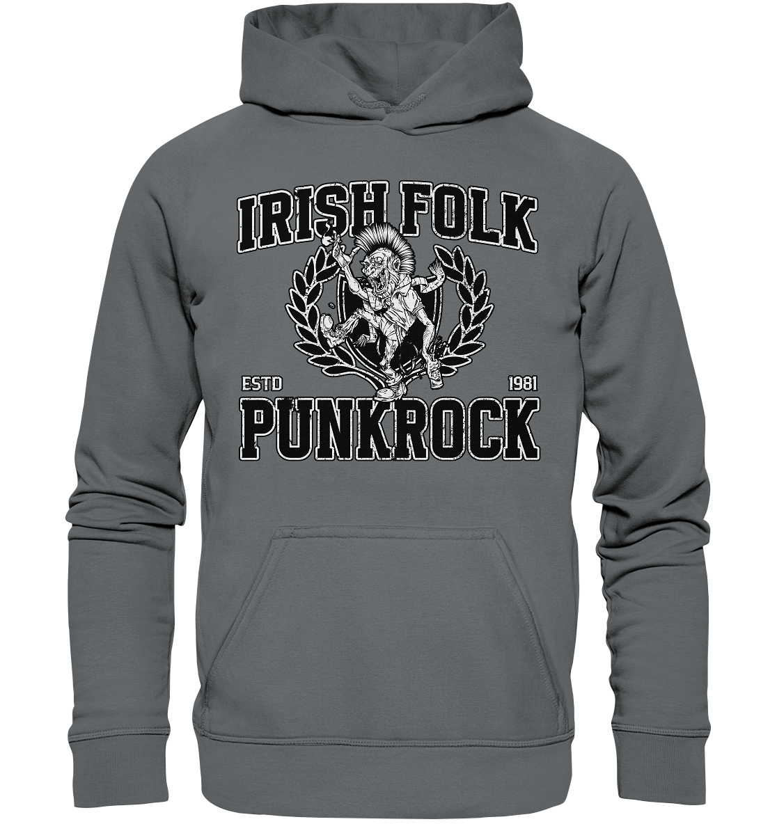 Irish Folk Punkrock "Estd. 1981" - Basic Unisex Hoodie