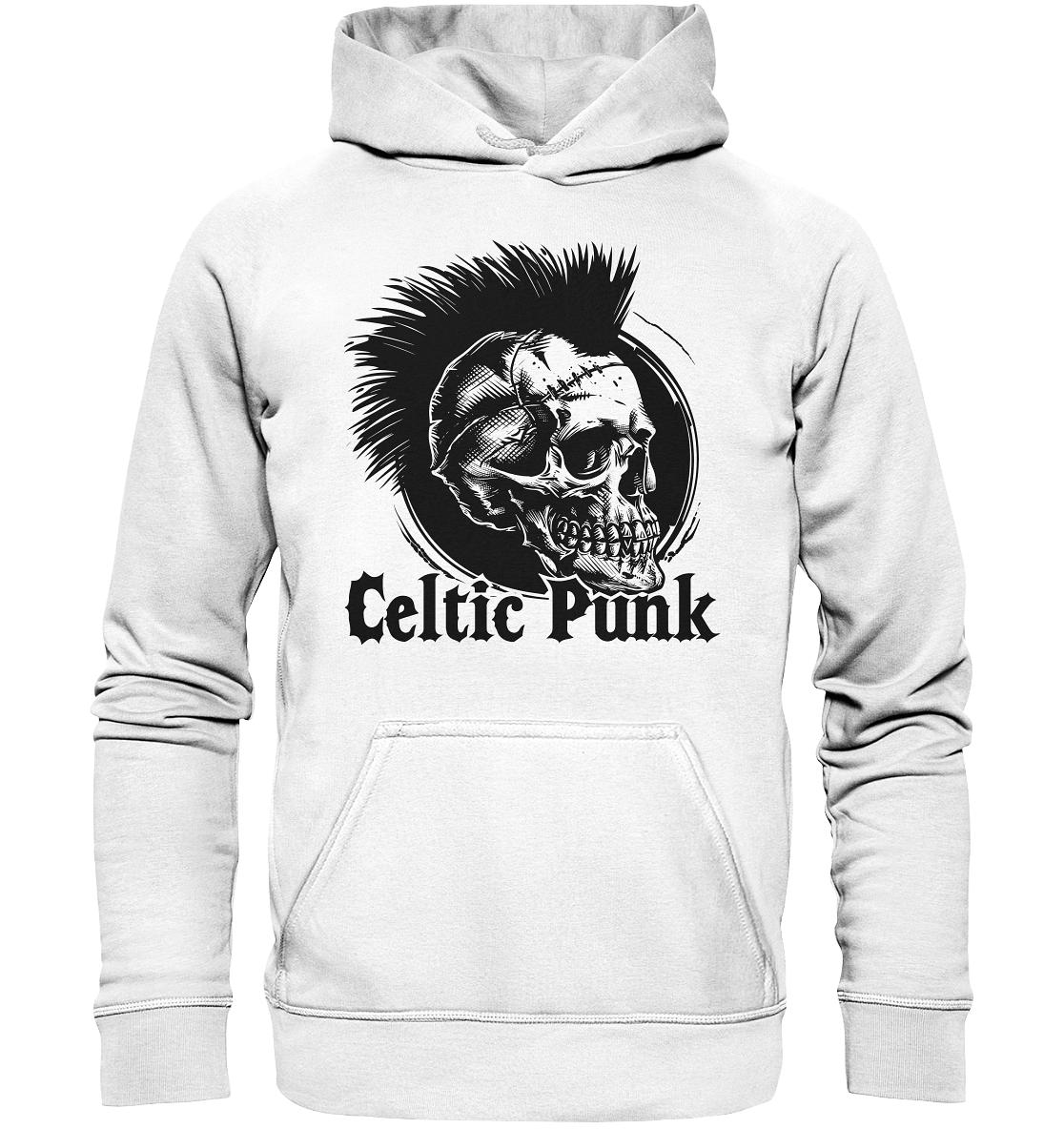 Celtic Punk "Skull II" - Basic Unisex Hoodie