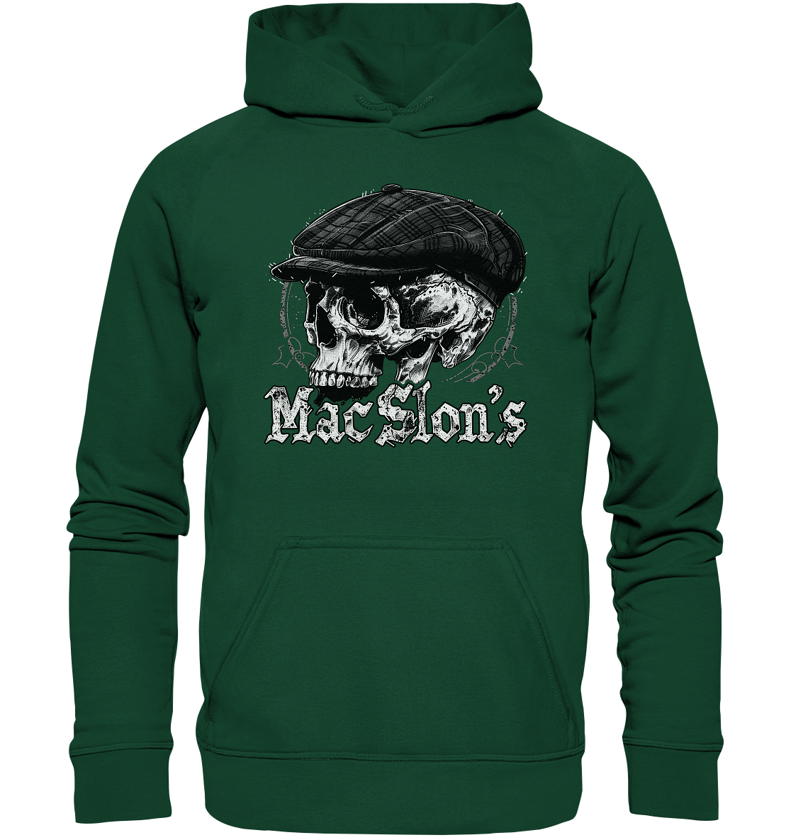 MacSlon's "Flatcap-Skull II" - Kids Premium Hoodie