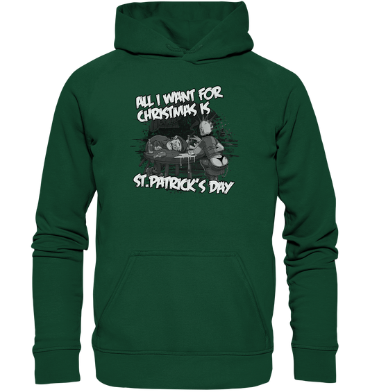 All I Want For Christmas is "St.Patrick's Day" - Kids Premium Hoodie