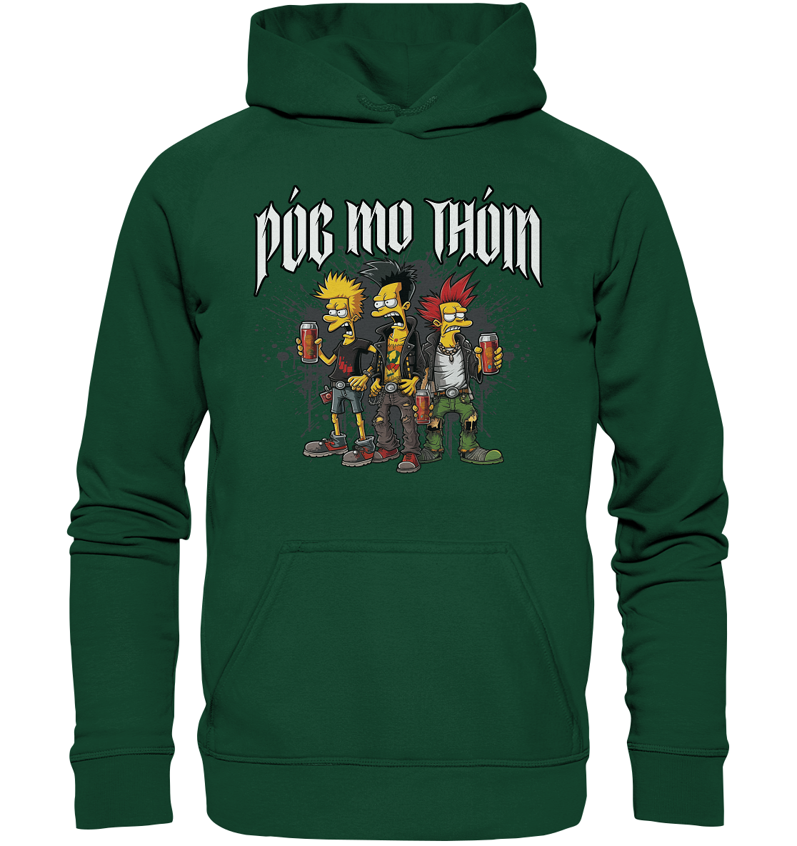 Póg Mo Thóin Streetwear "Punks" - Kids Premium Hoodie