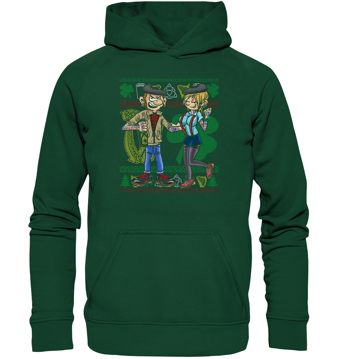 Irish Couple (Christmas) - Kids Premium Hoodie