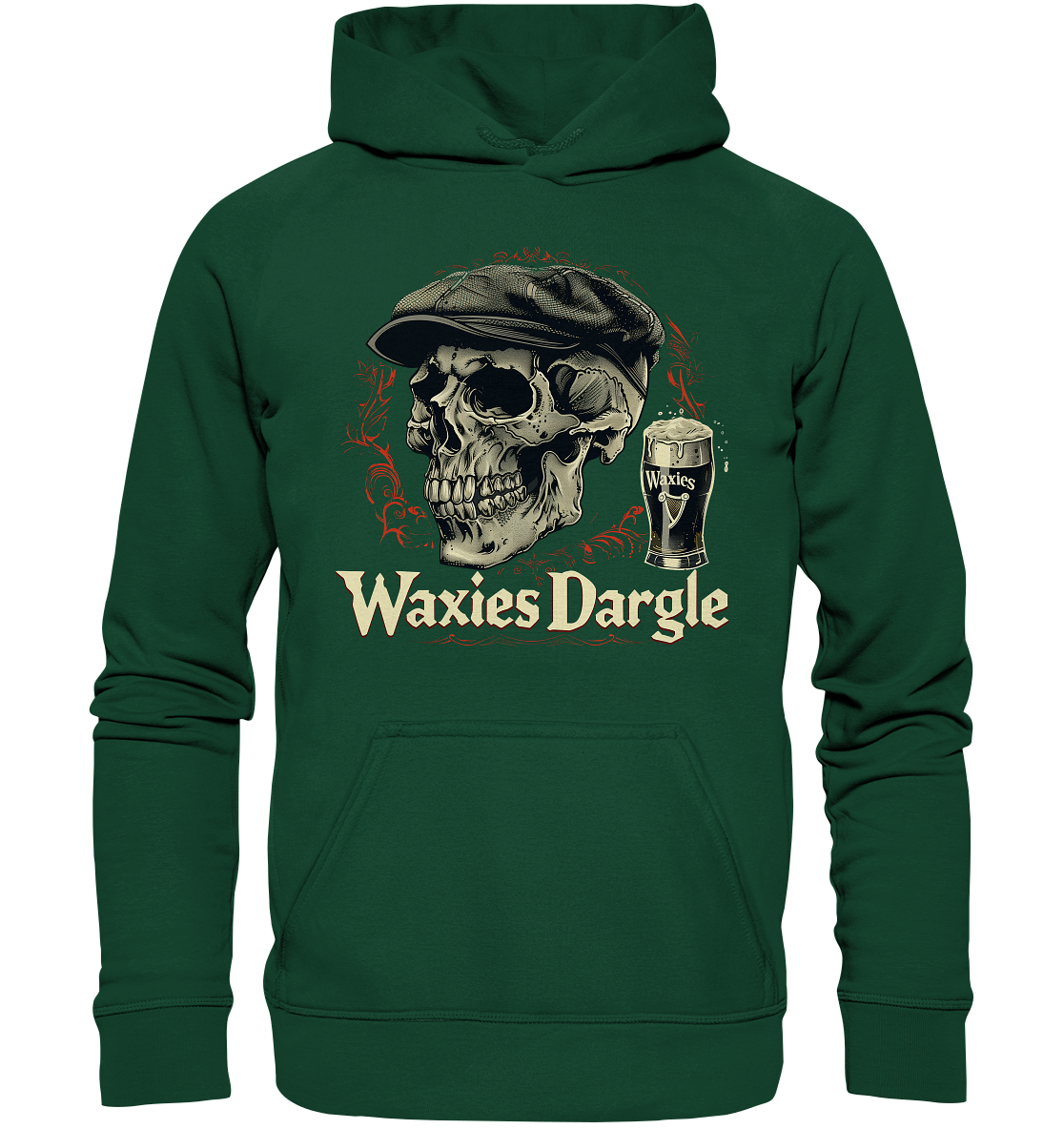 Waxies Dargle "Flatcap / Skull I"  - Kids Premium Hoodie