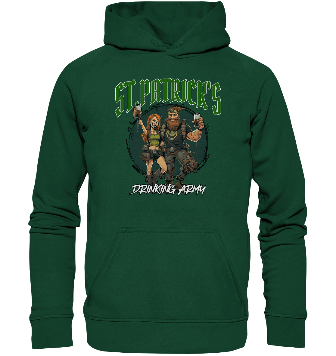 St. Patrick's "Drinking Army / Couple I" - Kids Premium Hoodie