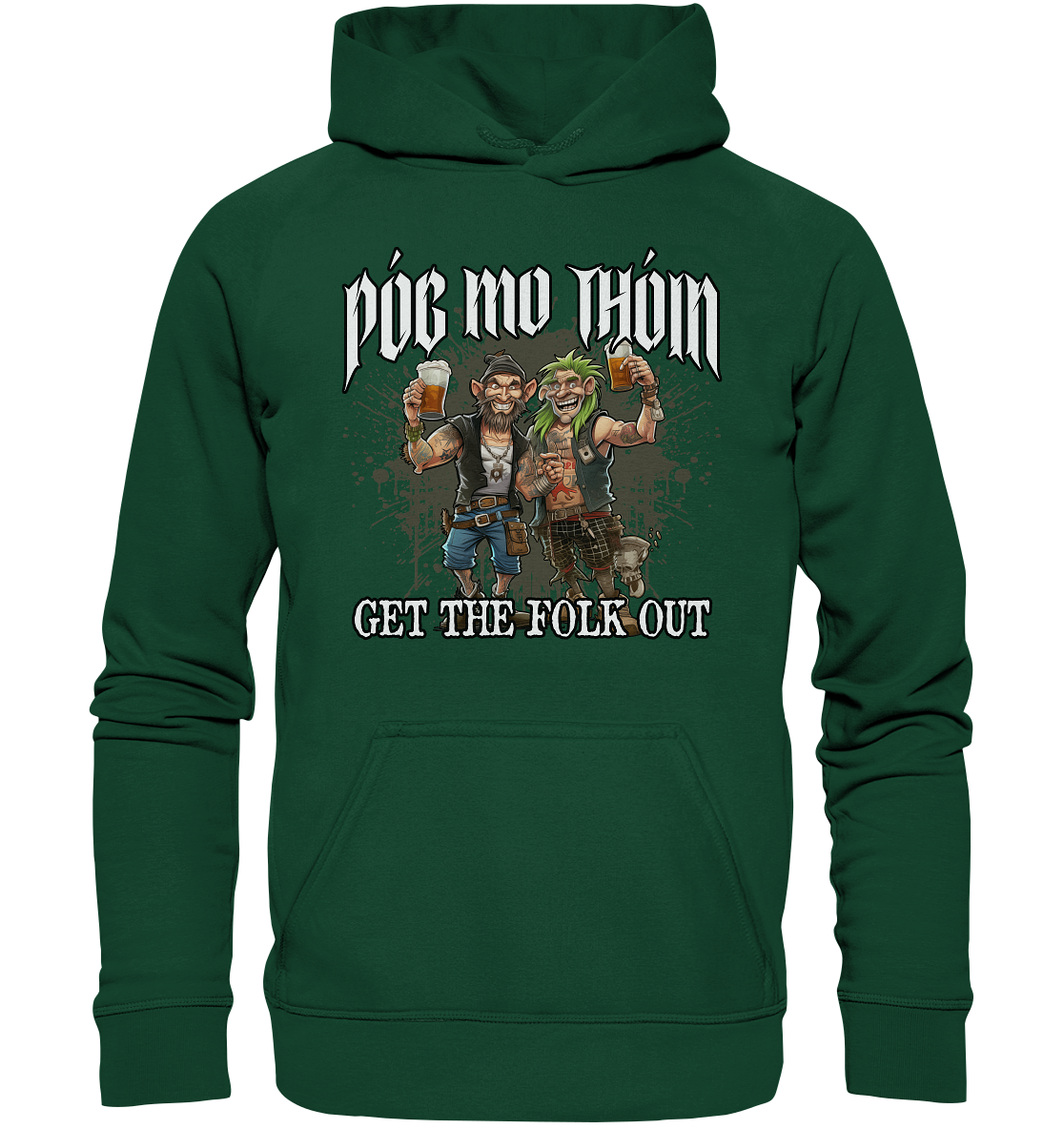 Póg Mo Thóin Streetwear "Get The Folk Out I" - Kids Premium Hoodie