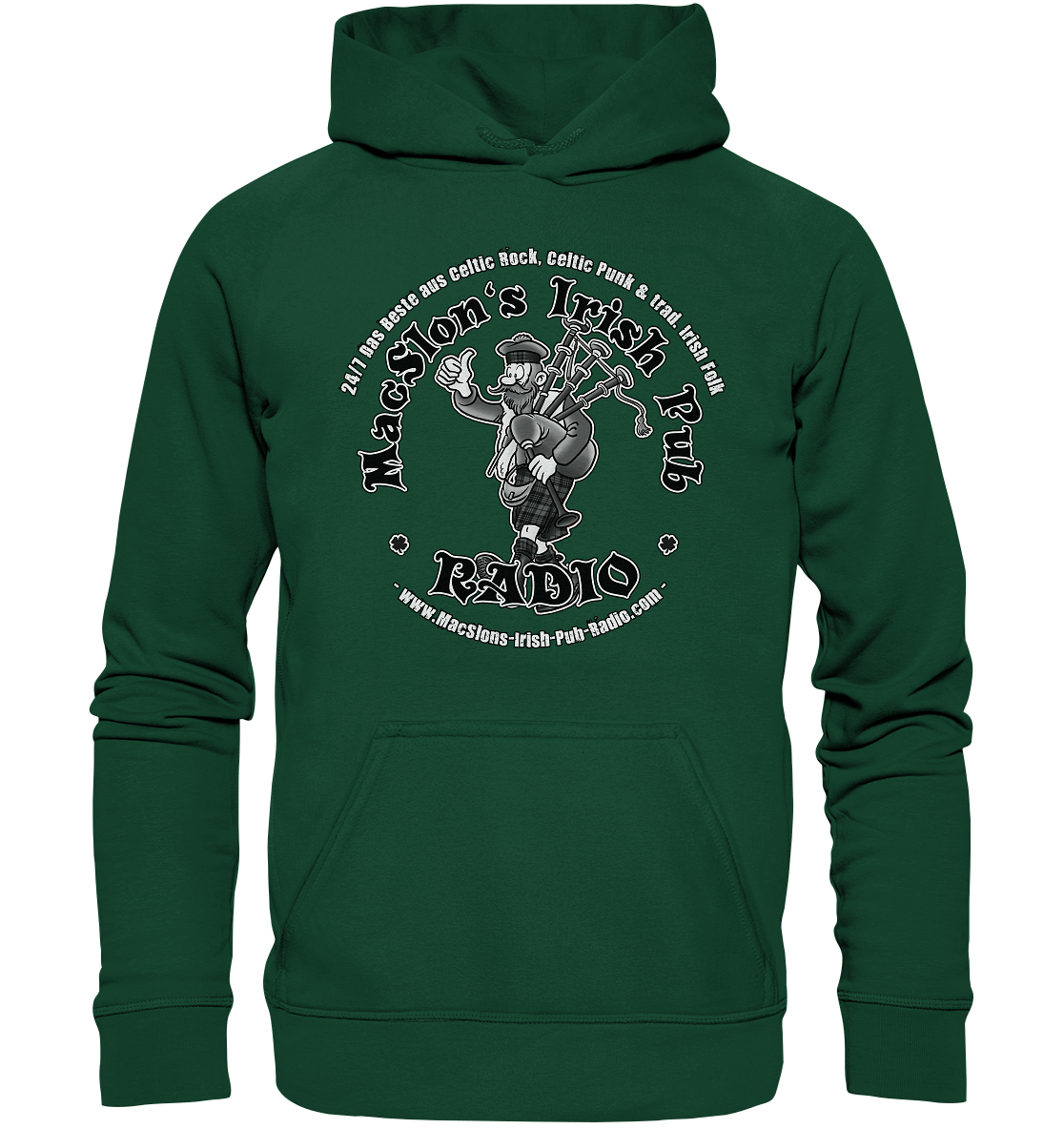 MacSlon's Radio "24/7 - Scotsman Logo" - Kids Premium Hoodie