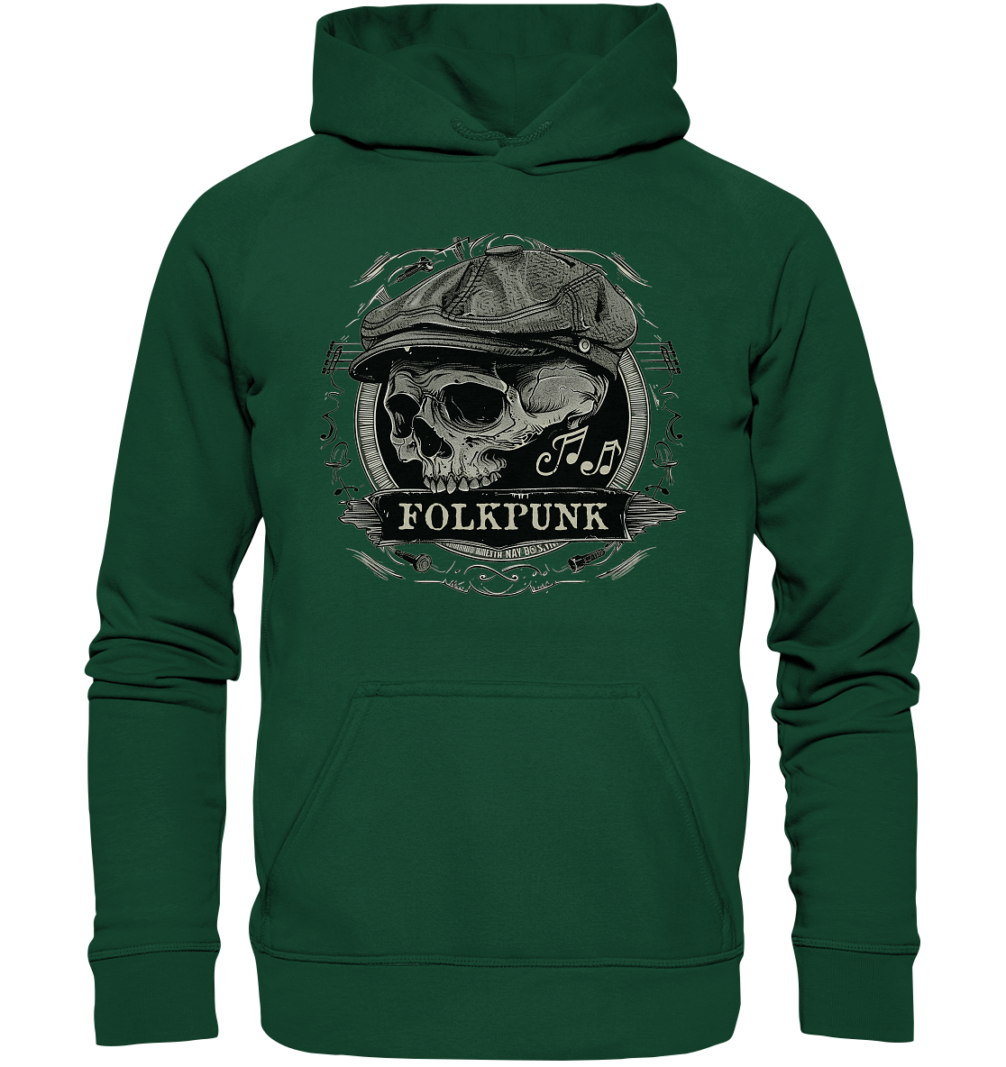 Folkpunk "Flatcap-Skull II"  - Kids Premium Hoodie