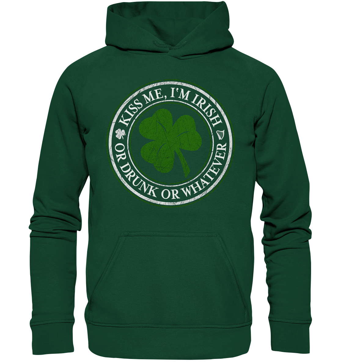 Kiss Me I'm Irish "Or Drunk Or Whatever" - Kids Premium Hoodie