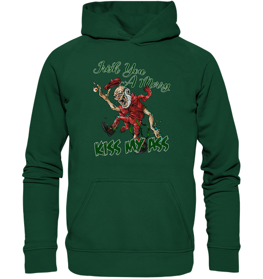 Irish You A Merry "Kiss My Ass" (Christmas) - Kids Premium Hoodie