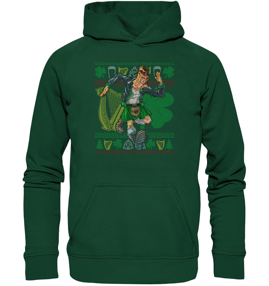 Irish Pub Guy (Christmas) - Kids Premium Hoodie