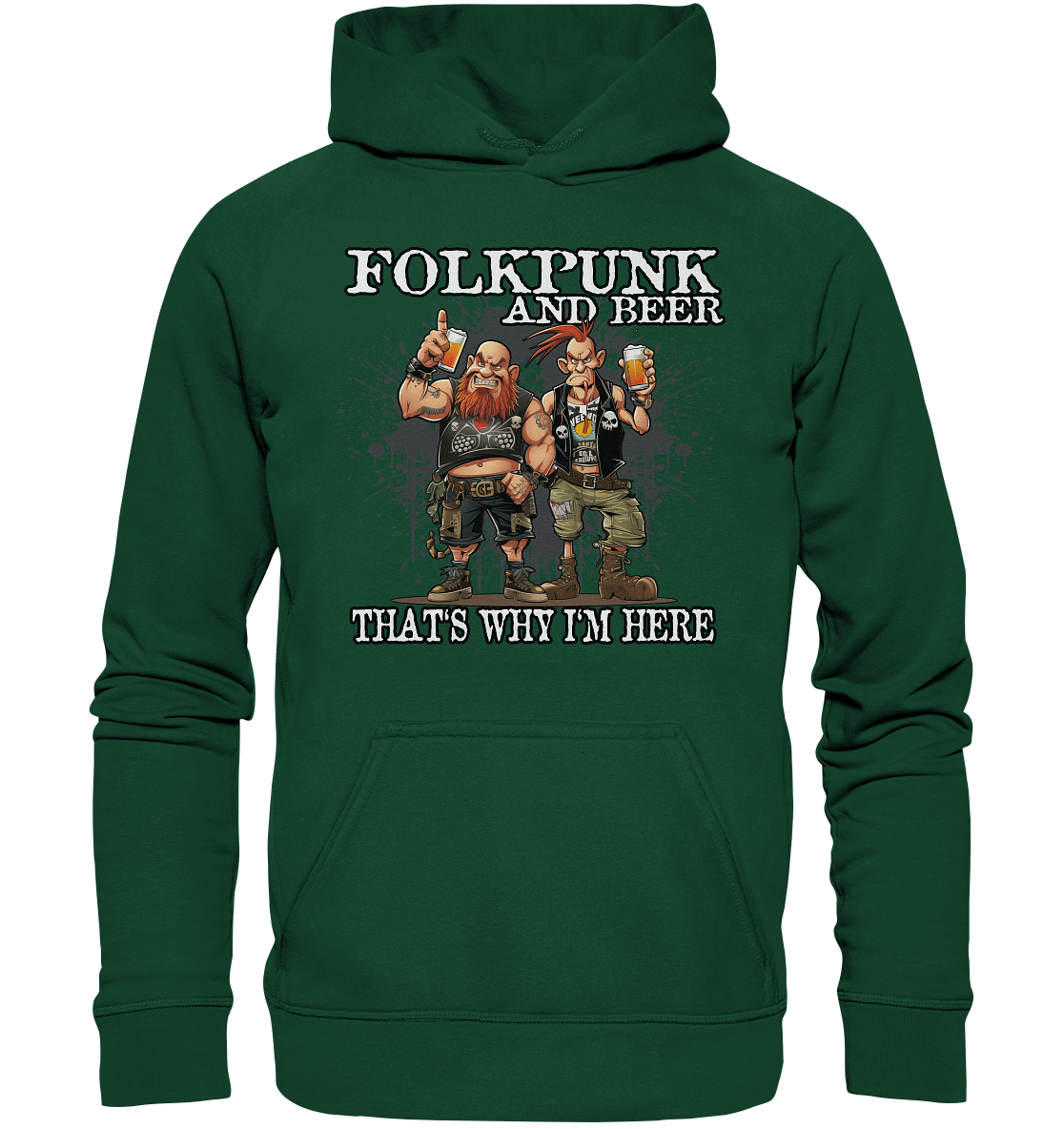 Folkpunk & Beer "That's Why I'm Here II" - Kids Premium Hoodie