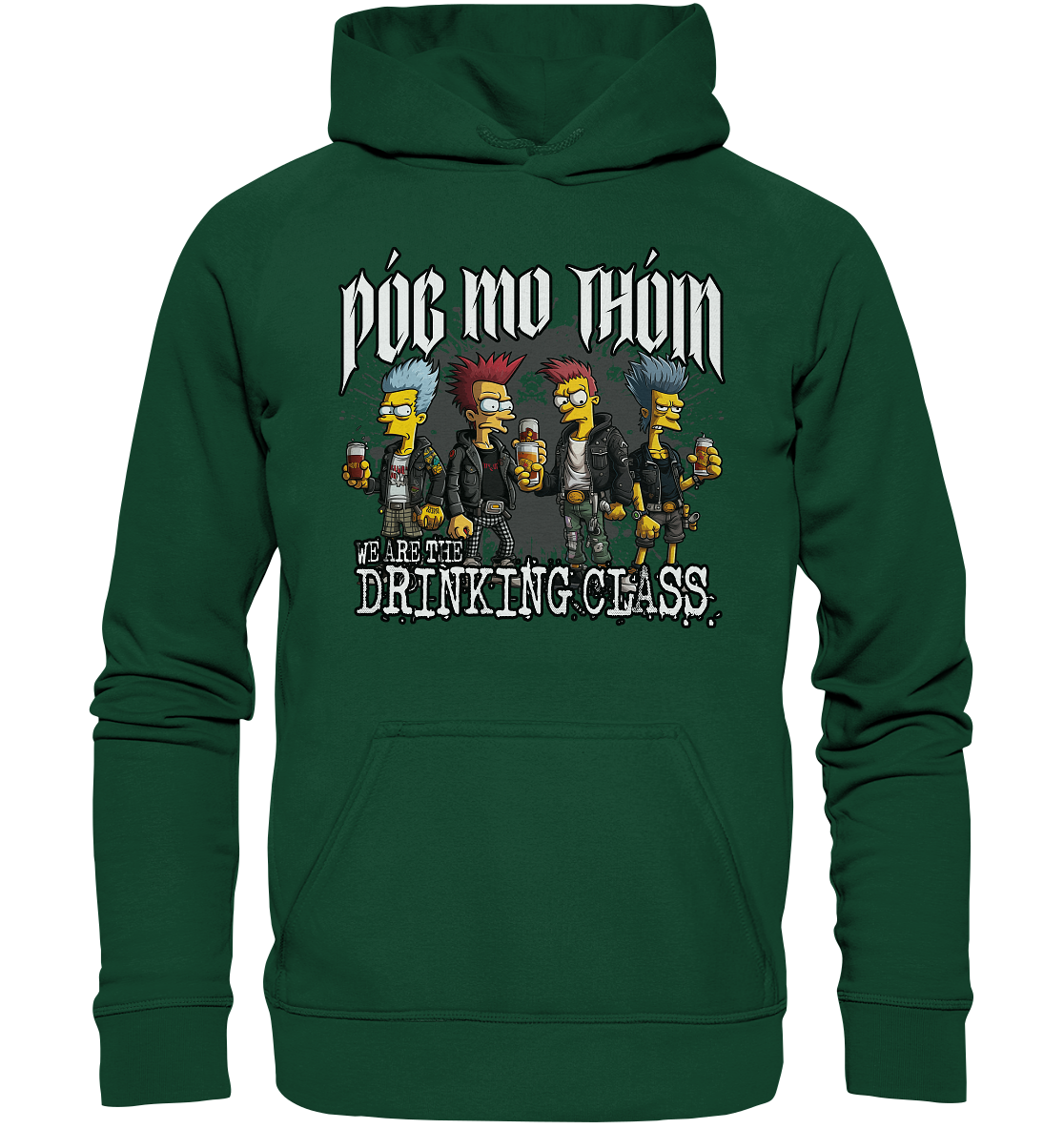 Póg Mo Thóin Streetwear "We Are The Drinking Class I" - Kids Premium Hoodie