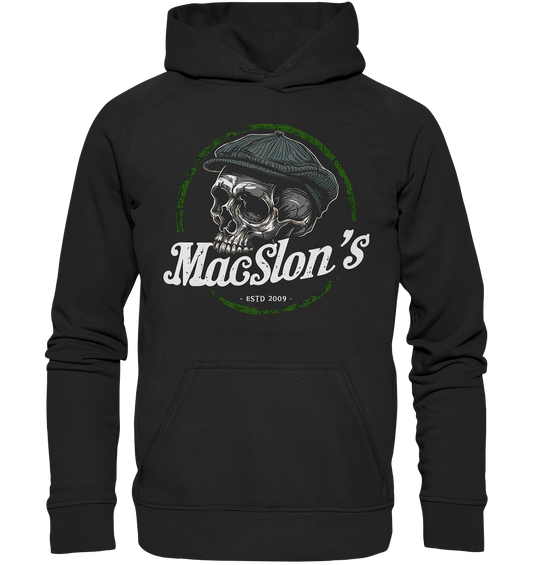 MacSlon's "Estd. 2009 / Flatcap-Skull" - Kids Premium Hoodie