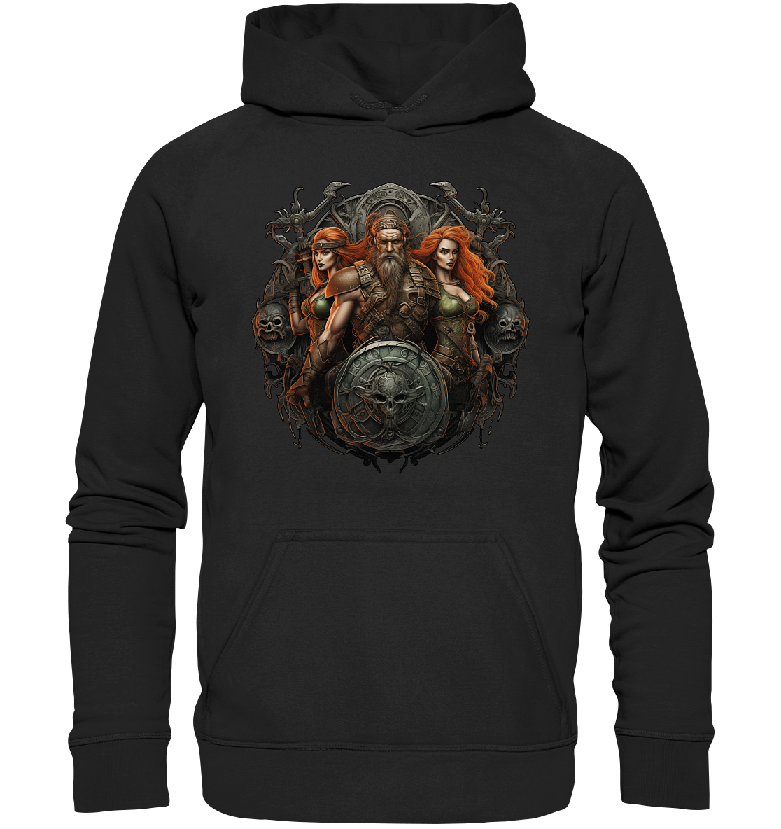 Celtic Warrior "Shield" - Kids Premium Hoodie