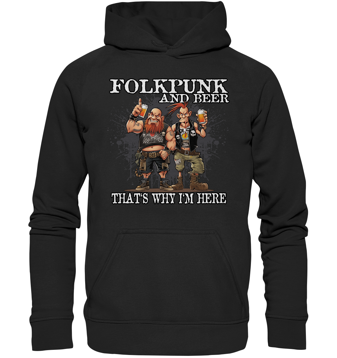 Folkpunk & Beer "That's Why I'm Here II" - Kids Premium Hoodie