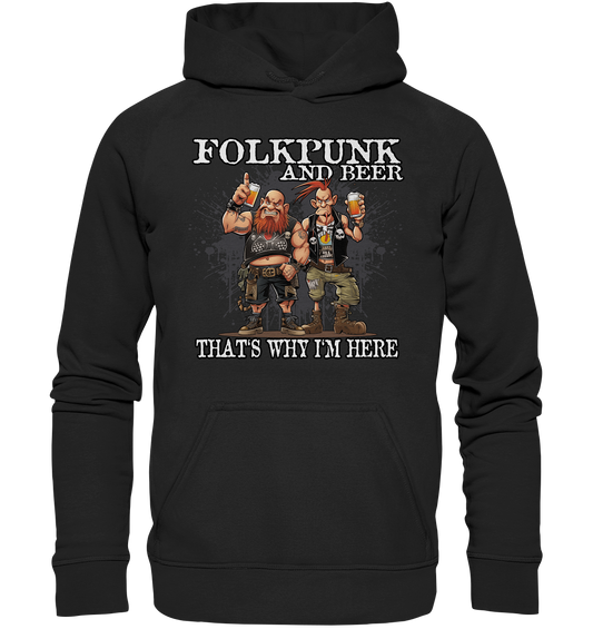 Folkpunk & Beer "That's Why I'm Here II" - Kids Premium Hoodie