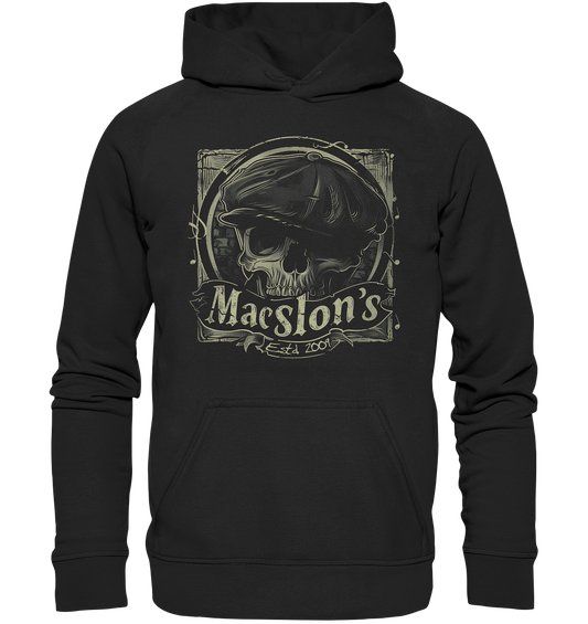 MacSlon's "Estd. 2009 / Flatcap-Skull XI" - Kids Premium Hoodie