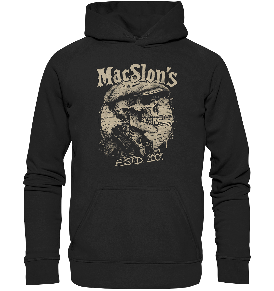 MacSlon's "Estd. 2009 / Flatcap-Skull XIII"  - Kids Premium Hoodie