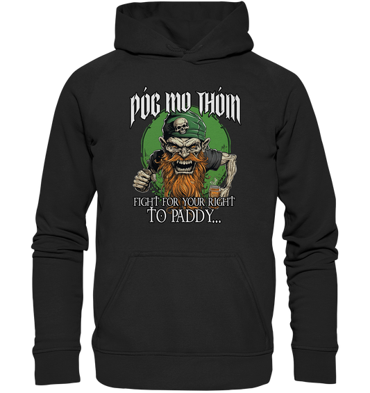 Póg Mo Thóin Streetwear "Fight For Your Right To Paddy I" - Kids Premium Hoodie