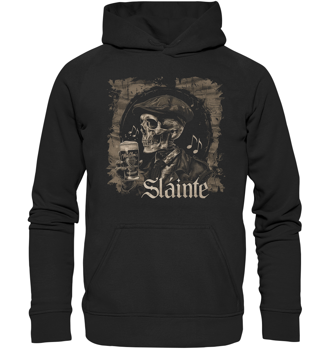 Sláinte "Flatcap-Skull III" - Kids Premium Hoodie