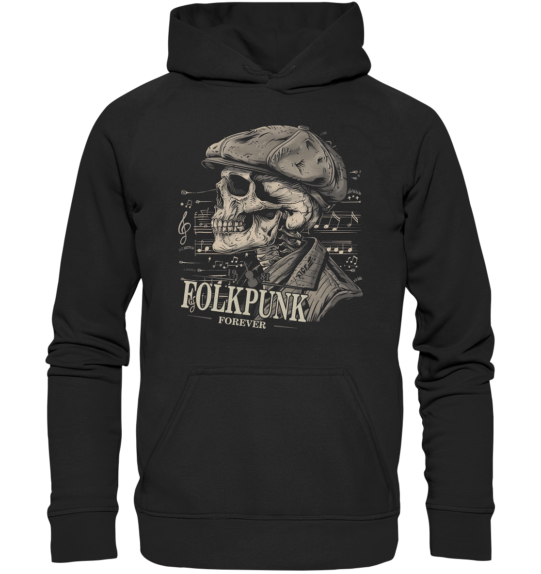 Folkpunk "Forever / Flatcap-Skull I" - Kids Premium Hoodie