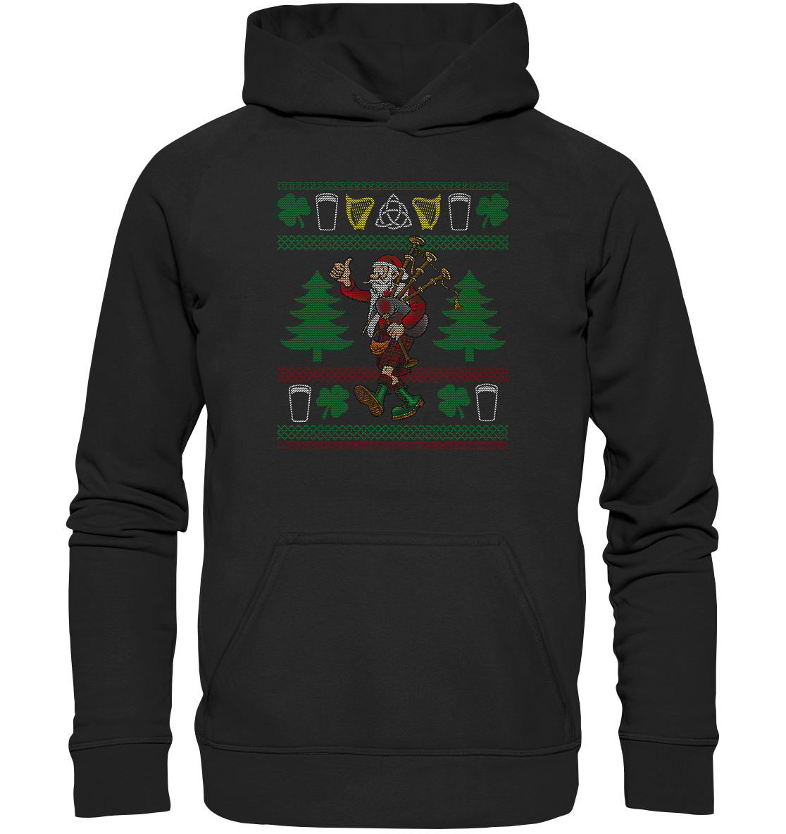 Kilted Santa (Christmas) - Kids Premium Hoodie