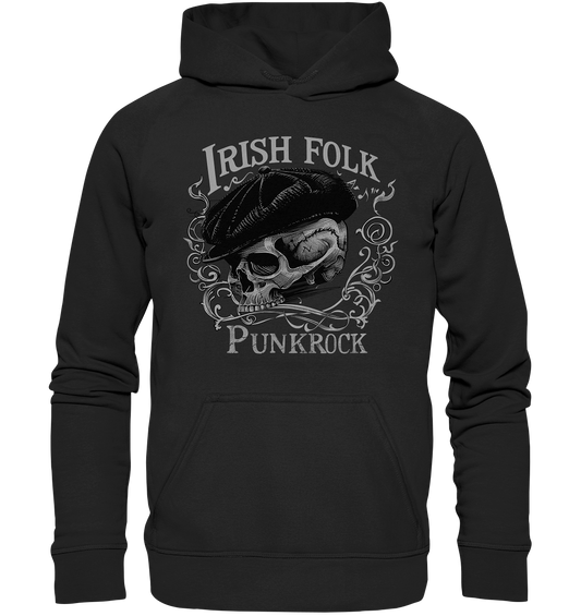 Irish Folk Punkrock "Flatcap-Skull II" - Kids Premium Hoodie