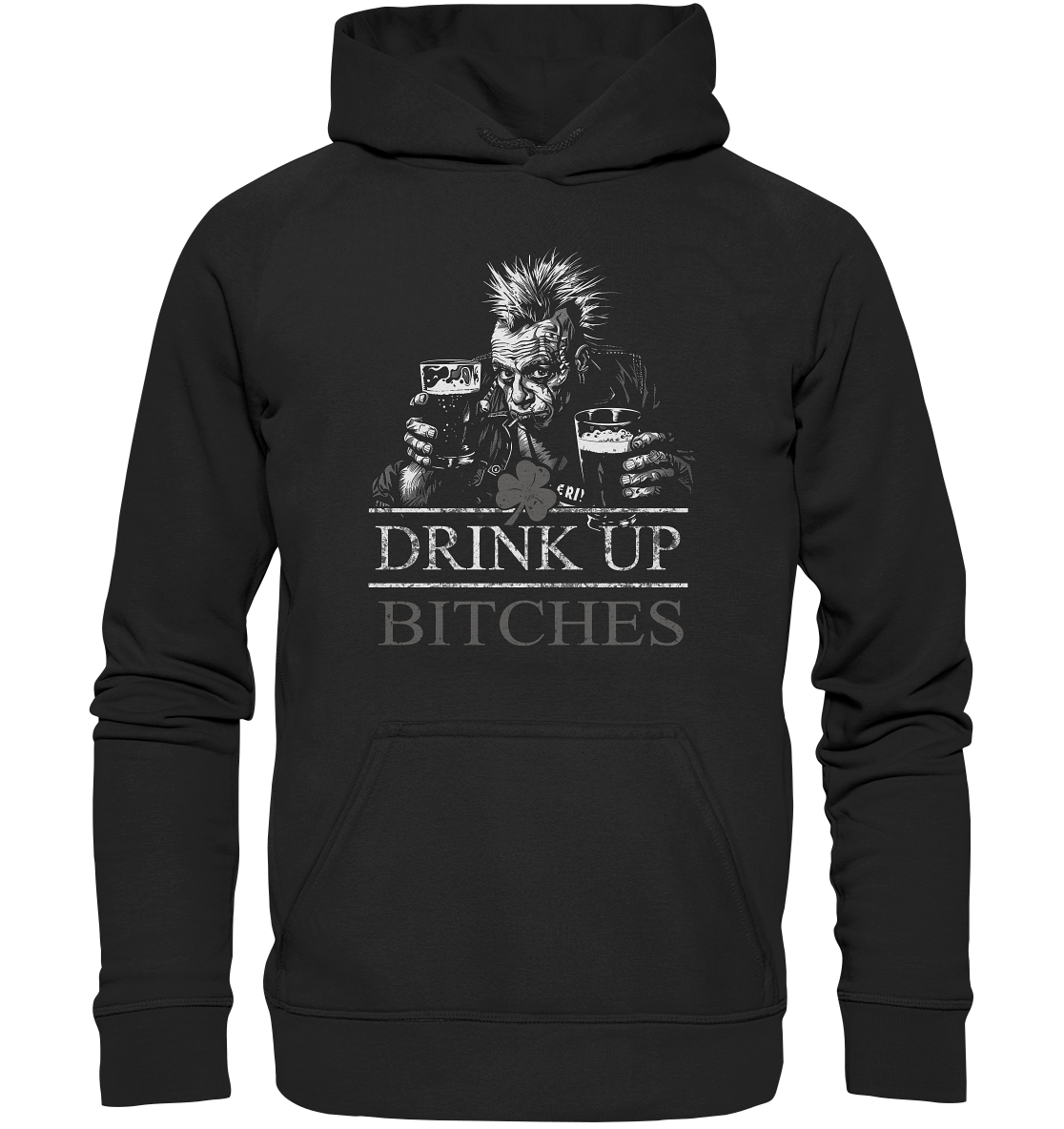 Drink Up Bitches "Punk I" - Kids Premium Hoodie