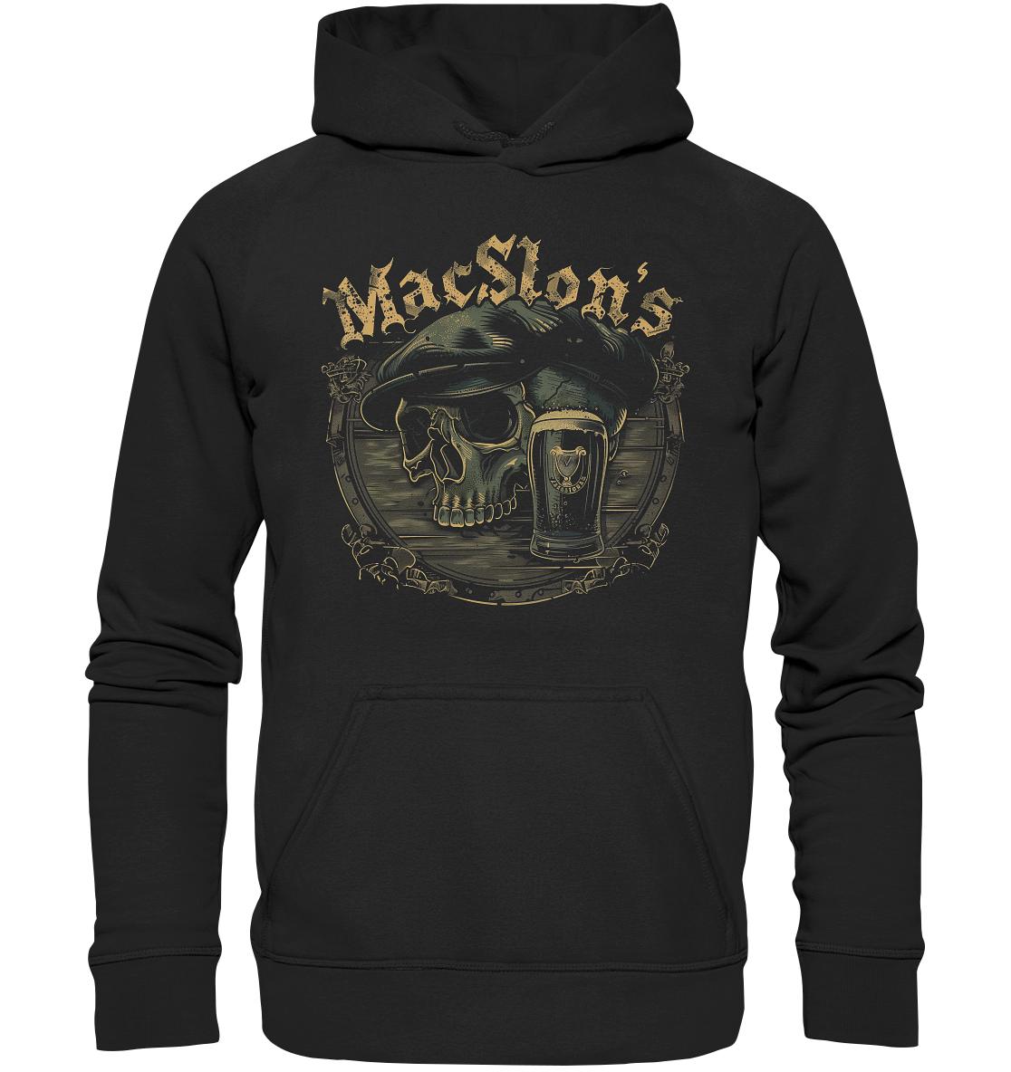 MacSlon's "Flatcap-Skull III"  - Kids Premium Hoodie