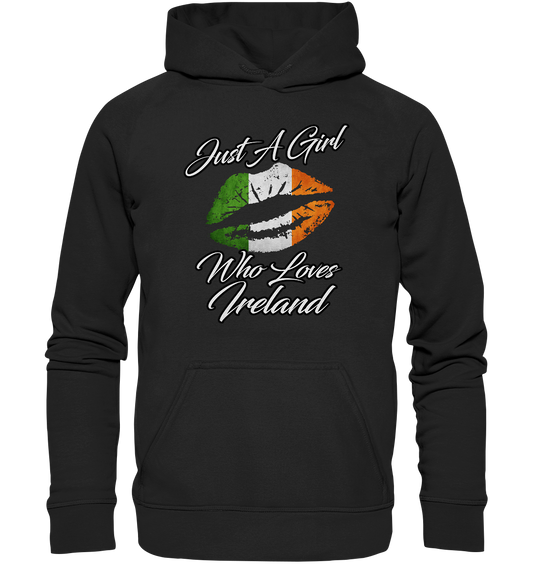 Just A Girl Who Loves Ireland - Kids Premium Hoodie