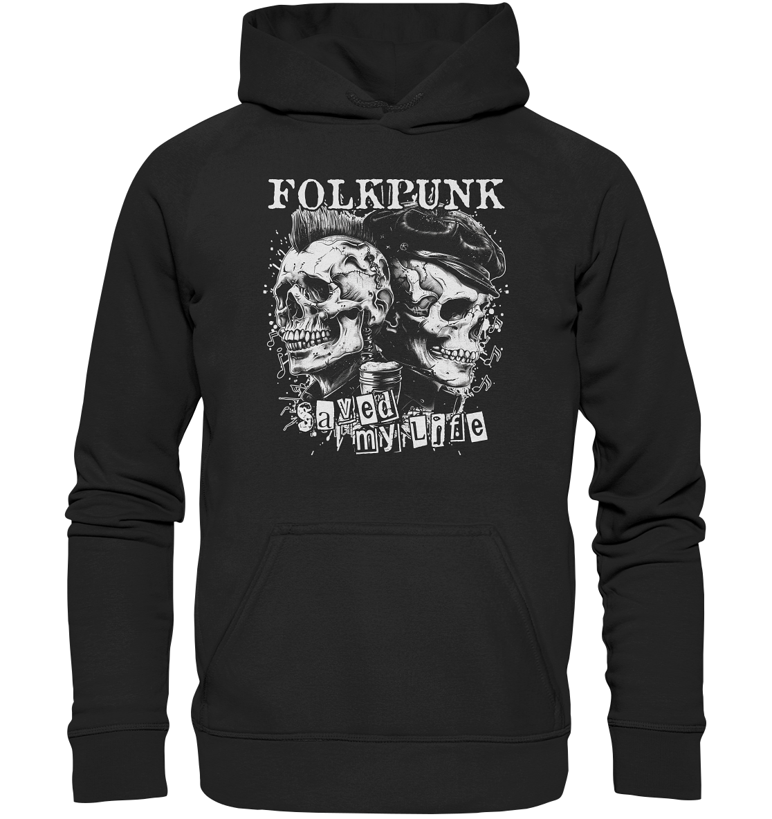 Folkpunk "Saved My Life II" - Kids Premium Hoodie