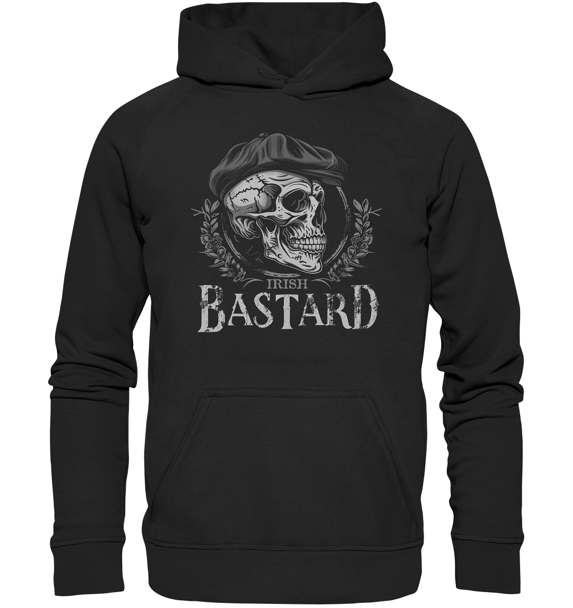 Irish Bastard "Flatcap-Skull III" - Kids Premium Hoodie