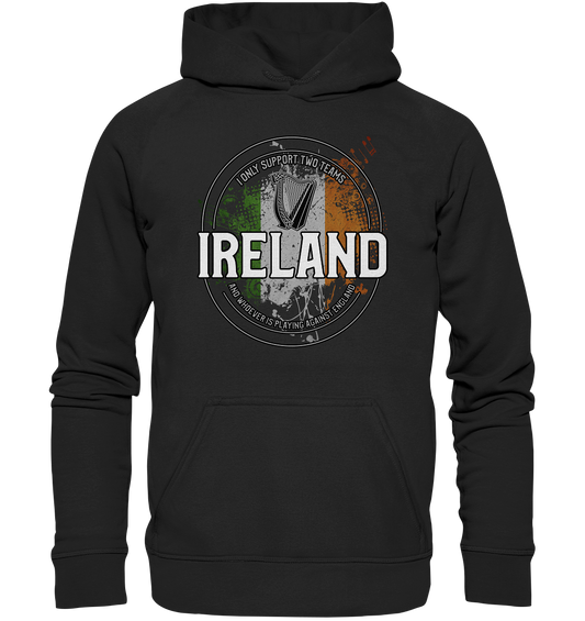 I Only Support Two Teams "Ireland" - Kids Premium Hoodie