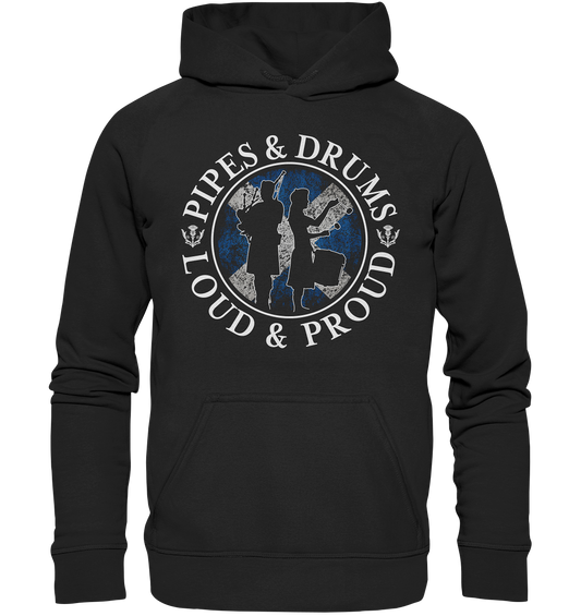 Pipes & Drums "Loud & Proud" - Kids Premium Hoodie