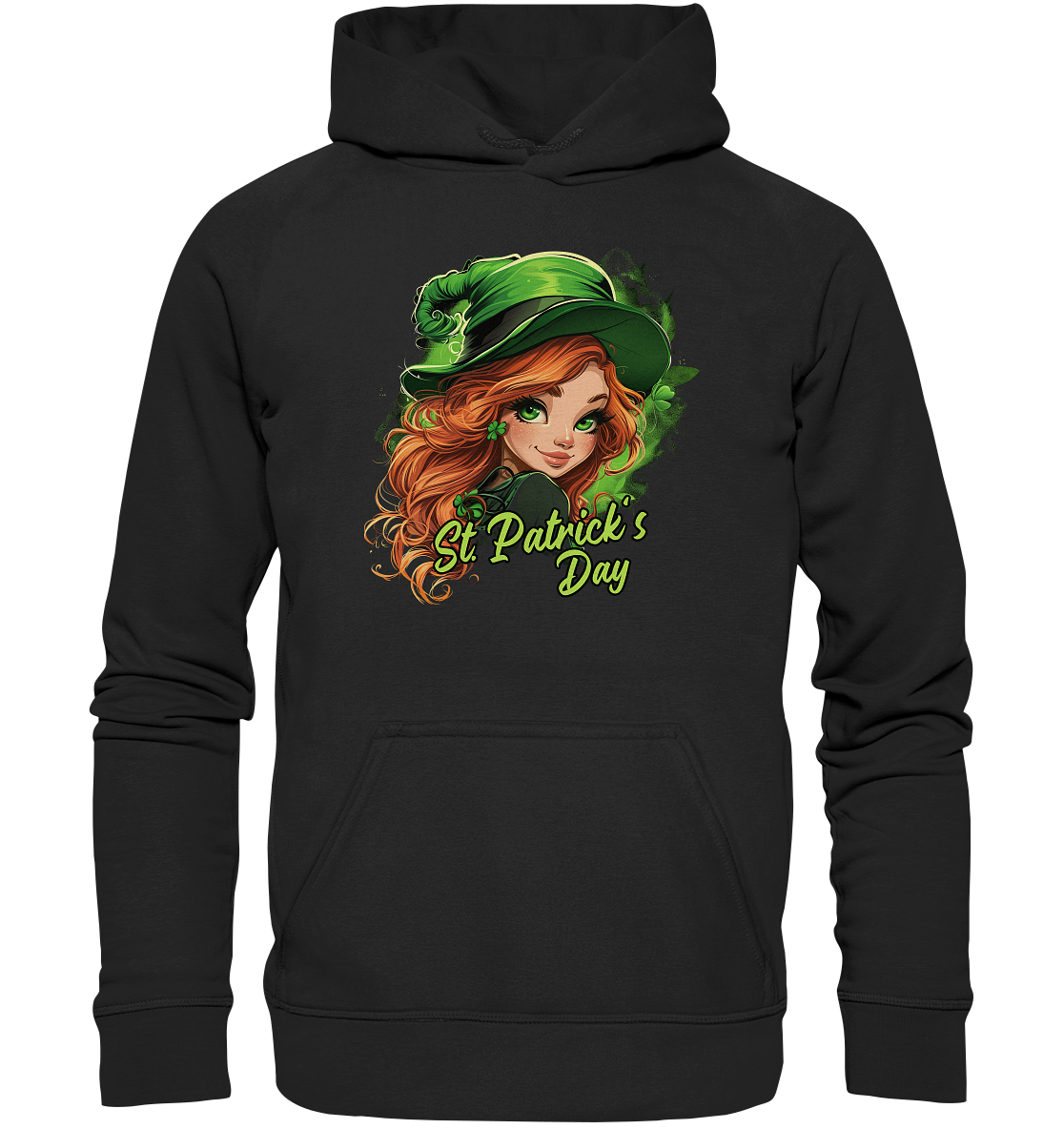 St. Patrick's Day "Leprechaun Girl I" - Kids Premium Hoodie