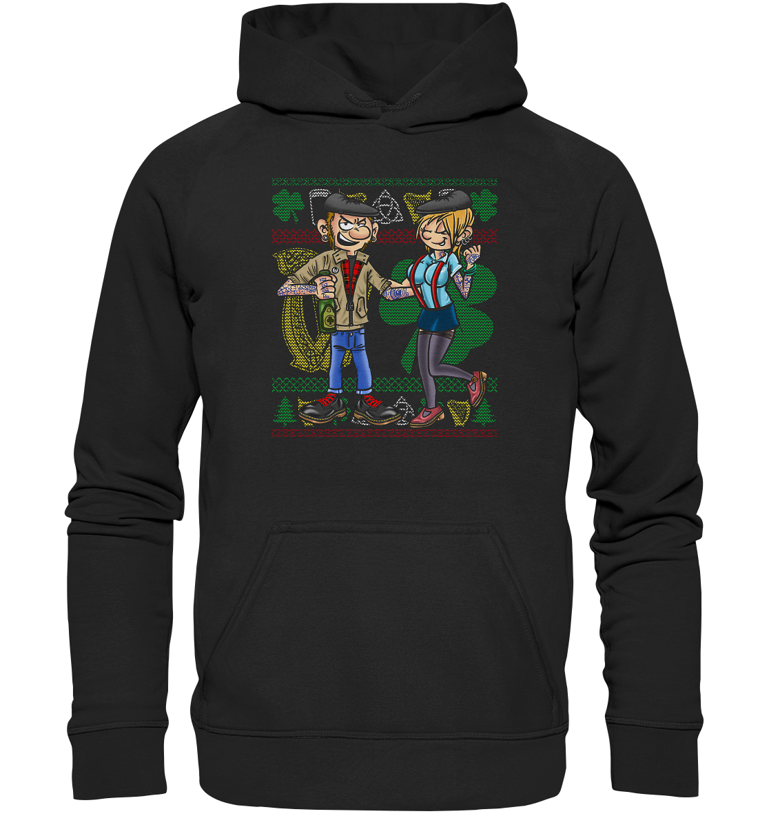 Irish Couple (Christmas) - Kids Premium Hoodie