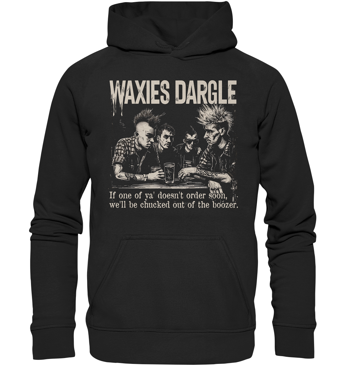 Waxies Dargle "Punks I" - Kids Premium Hoodie