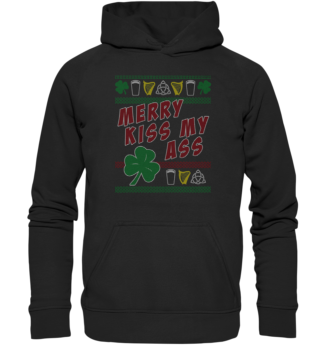 Merry Kiss My Ass (Christmas) - Kids Premium Hoodie