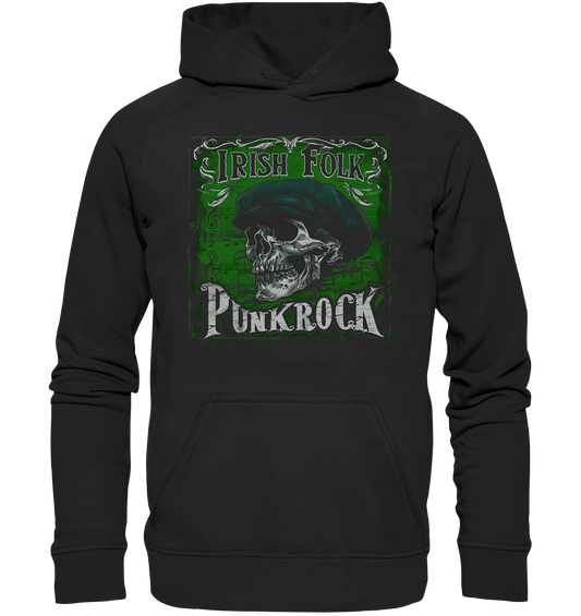 Irish Folk Punkrock "Flatcap-Skull III"  - Kids Premium Hoodie