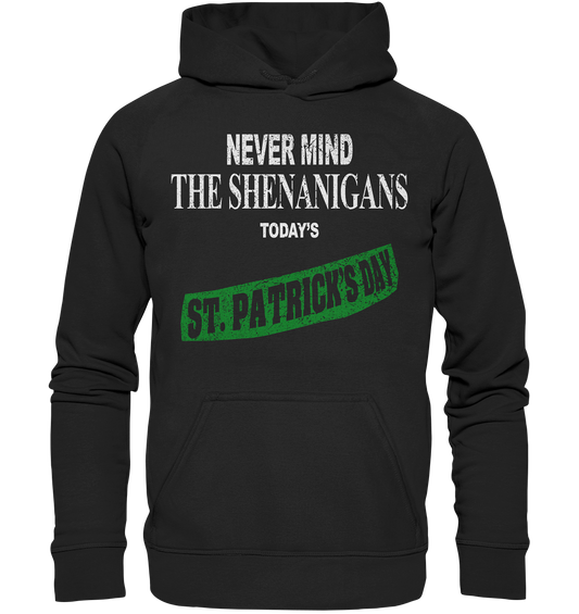 Never Mind The Shenanigans "Today's St. Patrick's Day I" - Kids Premium Hoodie