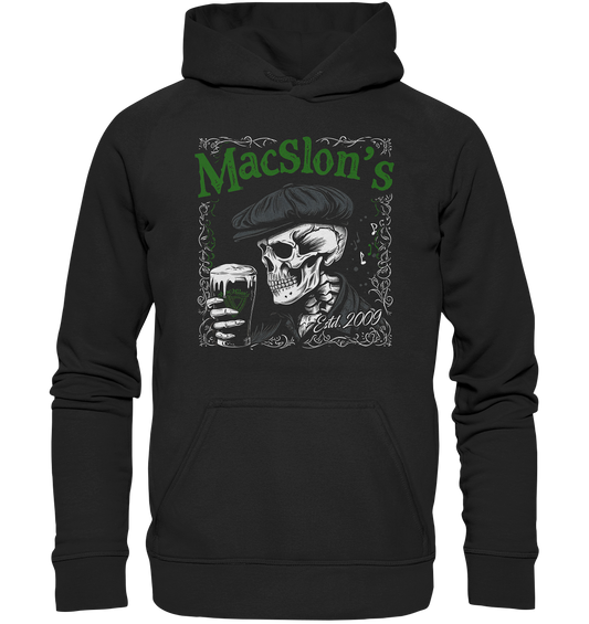 MacSlon's "Estd. 2009 / Drinking Skull" - Kids Premium Hoodie