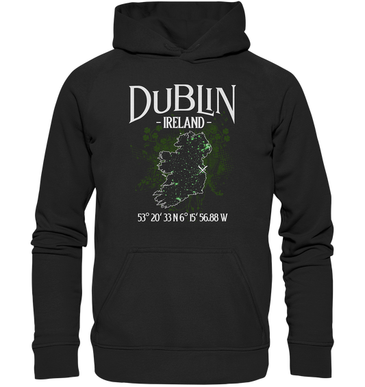 Dublin "Ireland / Coordinates" - Kids Premium Hoodie