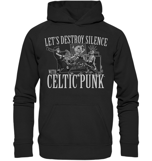 Let's Destroy Silence With "Celtic Punk" - Kids Premium Hoodie