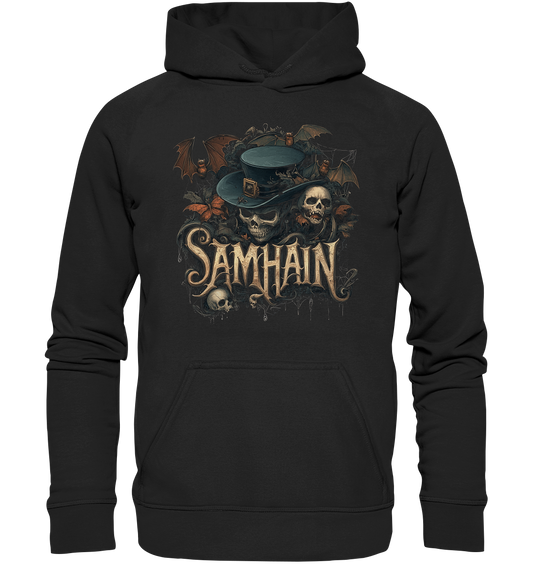 Samhain "Bats & Skulls I" - Kids Premium Hoodie