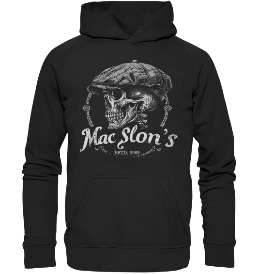 MacSlon's "Estd. 2009 / Flatcap-Skull VII" - Kids Premium Hoodie