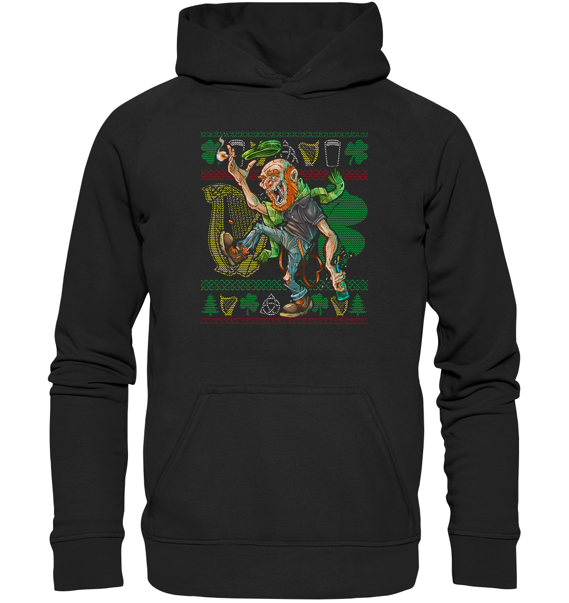 Old Irish Bastard (Christmas) - Kids Premium Hoodie